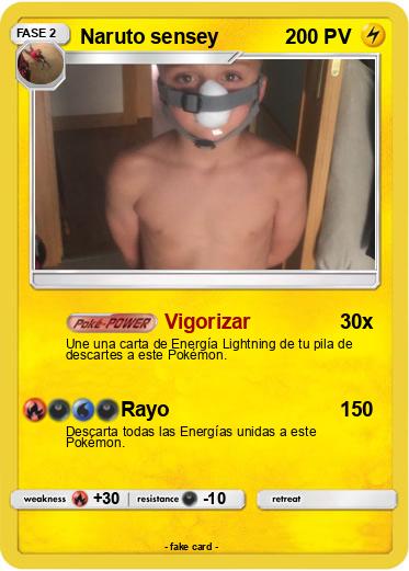 Pokemon Naruto sensey