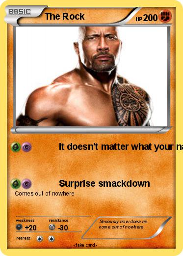 Pokemon The Rock