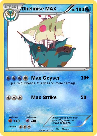 Pokemon Dhelmise MAX