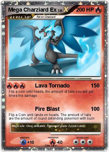 Pokemon Mega Charziard Ex