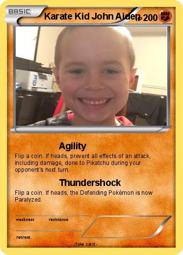 Pokemon Karate Kid John Aiden