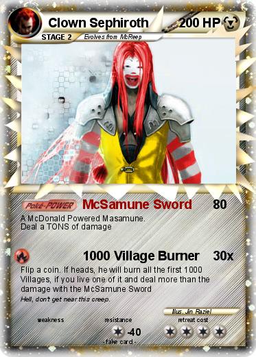 Pokemon Clown Sephiroth