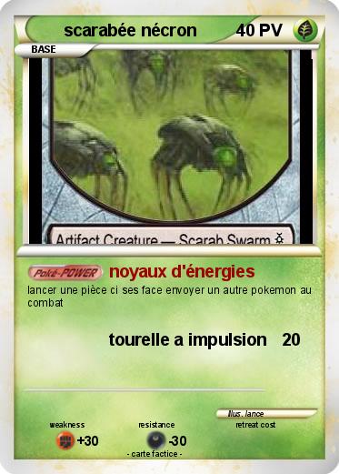 Pokemon scarabée nécron