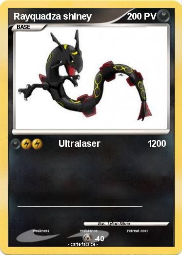 Pokemon Rayquadza shiney