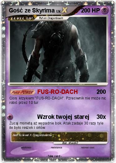 Pokemon Gość ze Skyrima