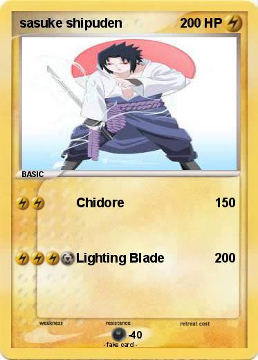 Pokemon sasuke shipuden