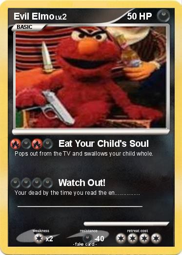 Pokemon Evil Elmo