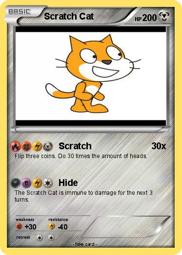 Pokemon Scratch Cat