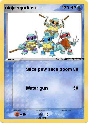 Pokemon ninja squritles