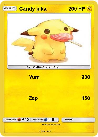 Pokemon Candy pika