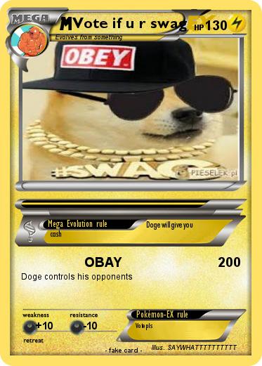 Pokemon Vote if u r swag