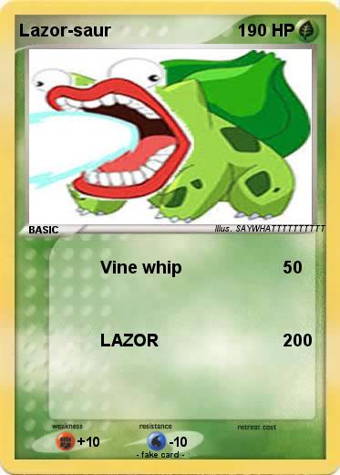 Pokemon Lazor-saur