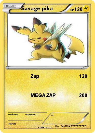 Pokemon Savage pika
