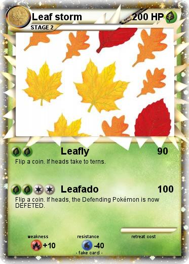 Pokemon Leaf storm