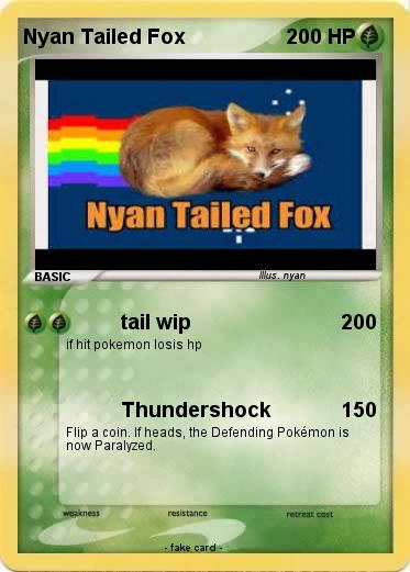 Pokemon Nyan Tailed Fox