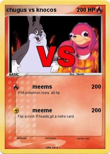 Pokemon chugus vs knocos
