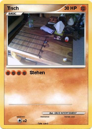 Pokemon Tisch