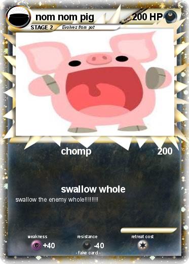 Pokemon nom nom pig
