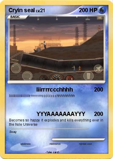 Pokemon Cryin seal