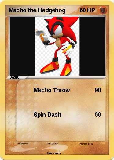 Pokemon Macho the Hedgehog