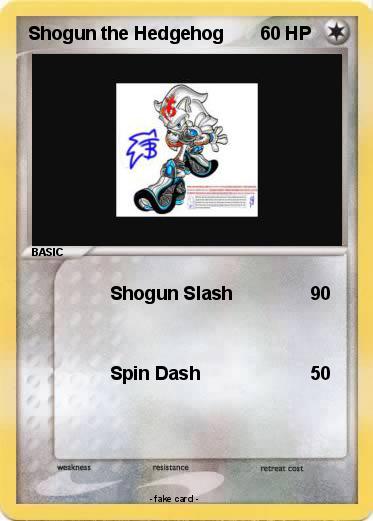 Pokemon Shogun the Hedgehog