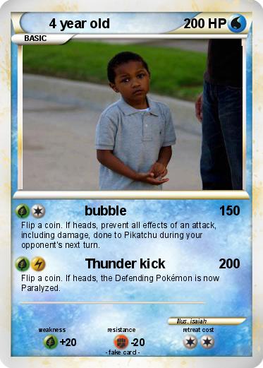 Pokemon 4 year old