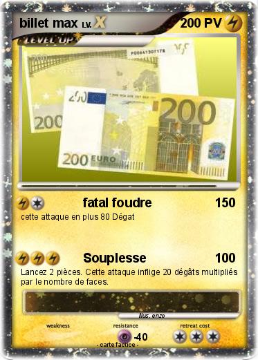 Pokemon billet max