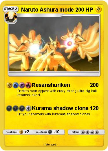 Pokemon Naruto Ashura mode