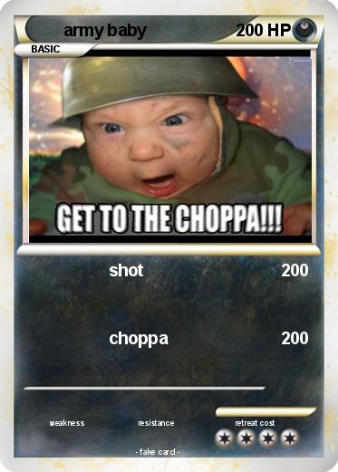 Pokemon army baby