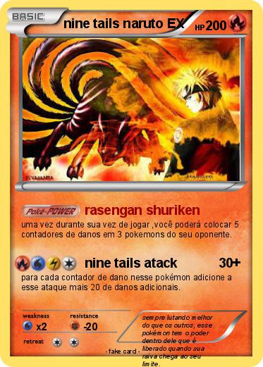 Pokemon nine tails naruto EX