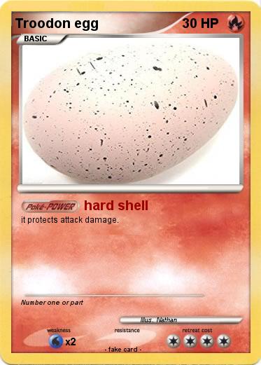 Pokemon Troodon egg