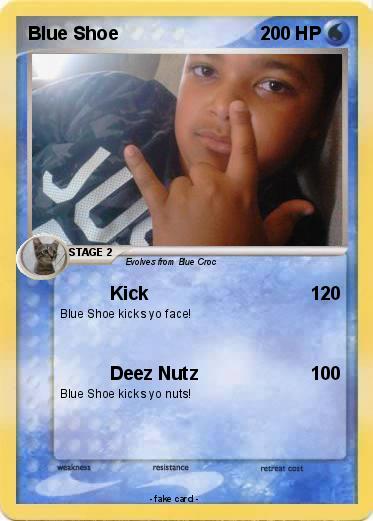 Pokemon Blue Shoe