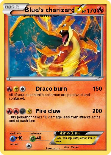 Pokemon Blue’s charizard