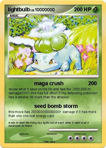 Pokemon lightbulb
