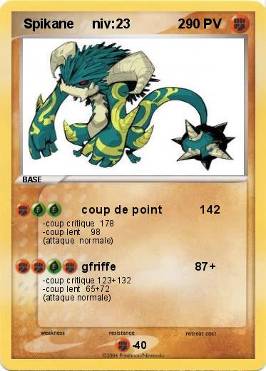 Pokemon  Spikane     niv:23             2          