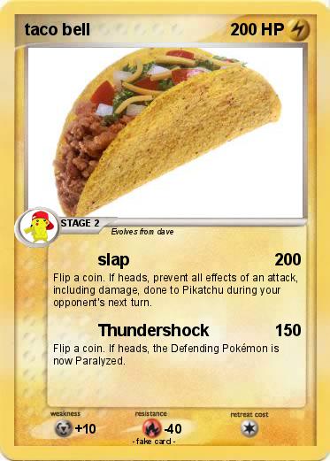 Pokemon taco bell