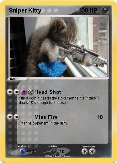 Pokemon Sniper Kitty