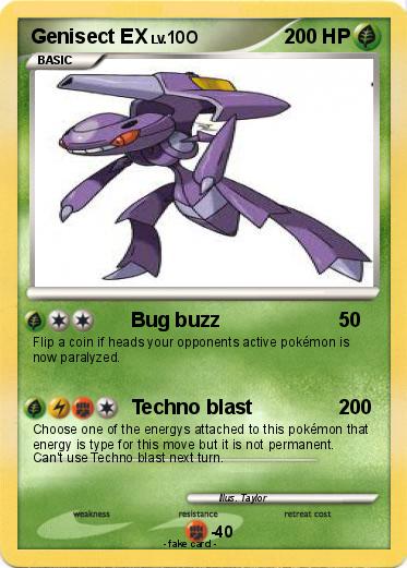 Pokemon Genisect EX