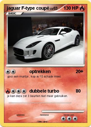 Pokemon jaguar F-type coupé