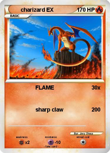 Pokemon charizard EX