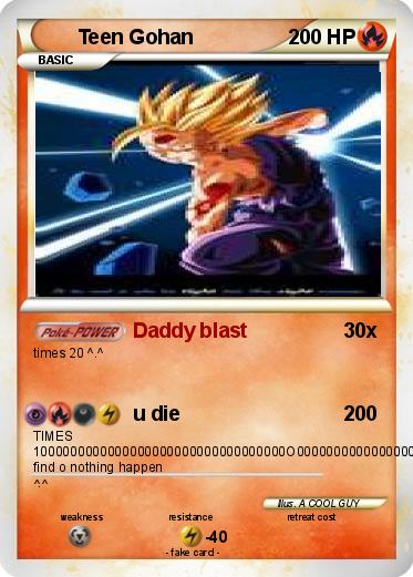 Pokemon Teen Gohan