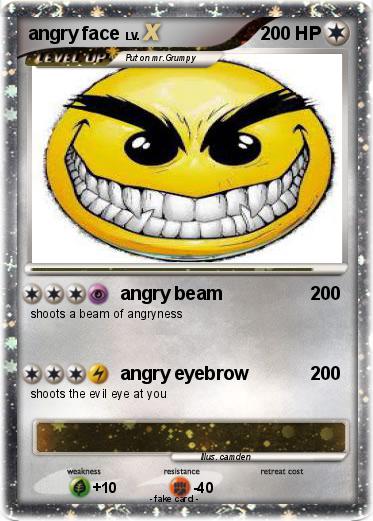 Pokemon angry face