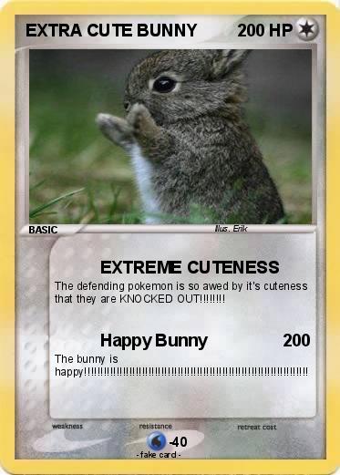 Pokemon EXTRA CUTE BUNNY