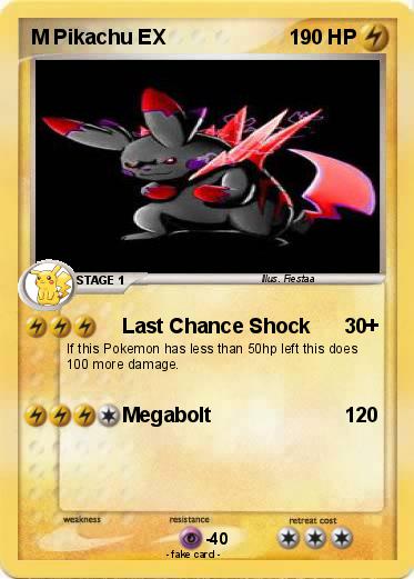 Pokemon M Pikachu EX