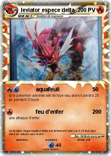 Pokemon leviator espece delta