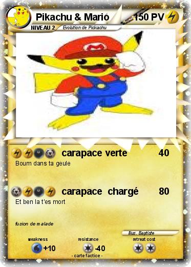 Pokemon Pikachu & Mario