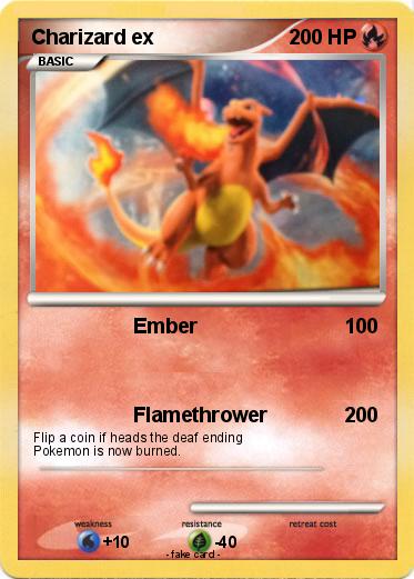 Pokemon Charizard ex