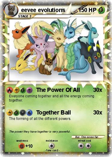 Pokemon eevee evolutions