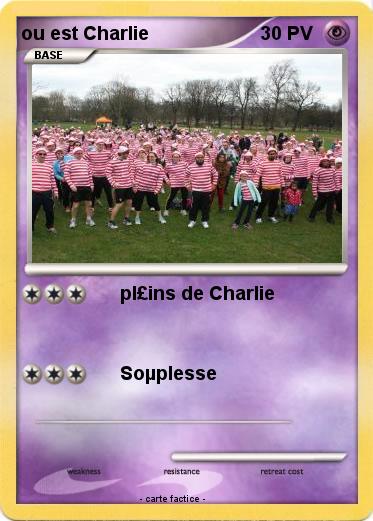 Pokemon ou est Charlie