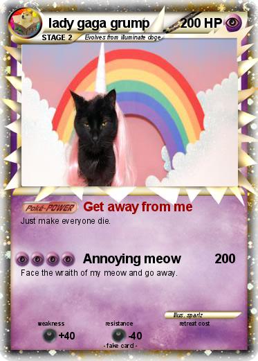Pokemon lady gaga grump